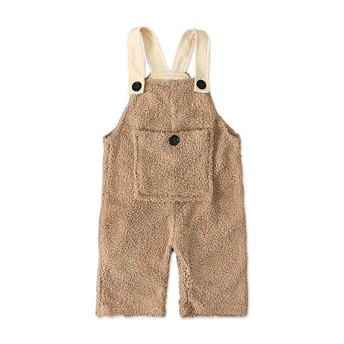 Slagschip Ijsbeer linnen ECHINOPS Teddy Fleece Overall — ZAYA Baby & Child
